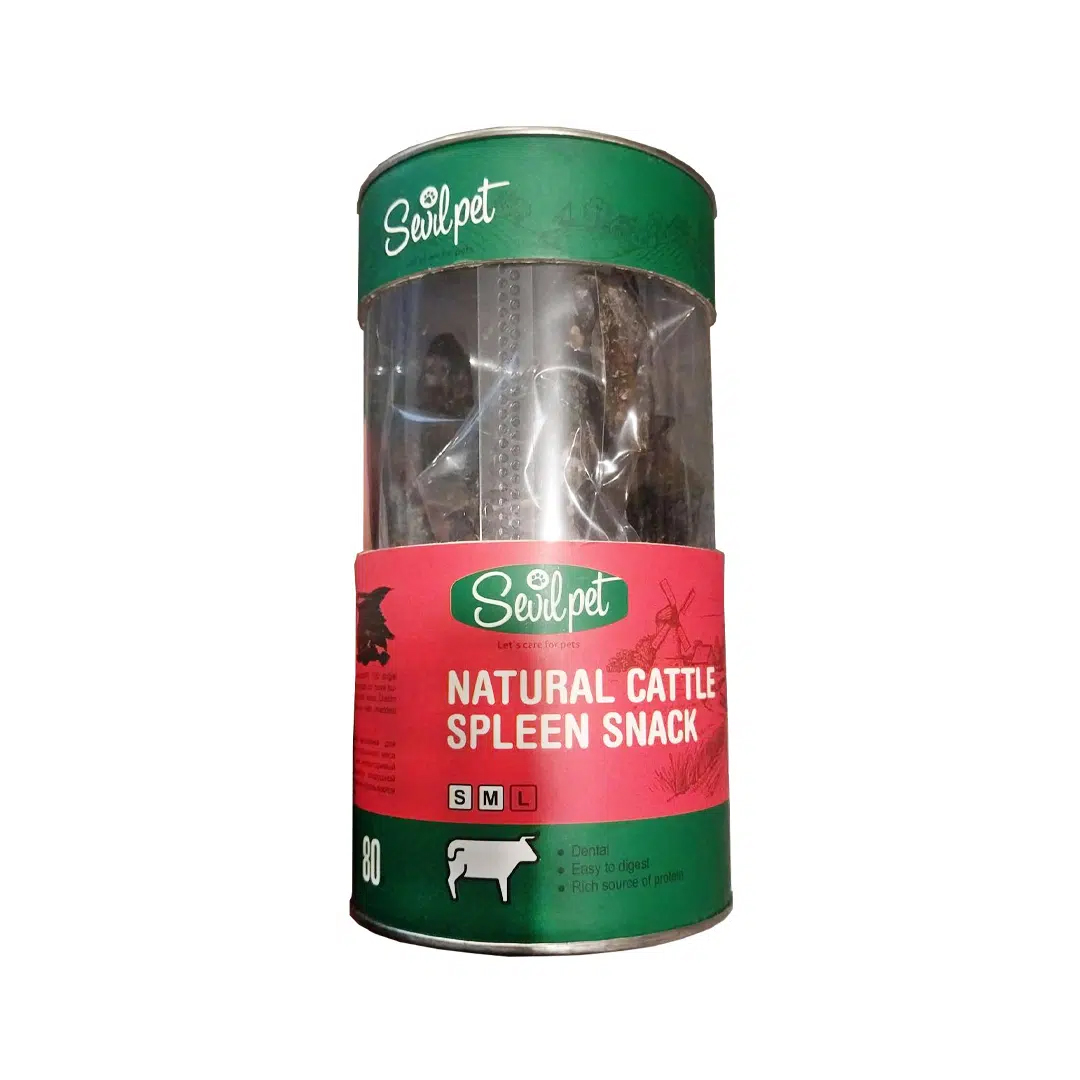تشویقی طبیعی طحال گاو سویل پت مناسب سگ